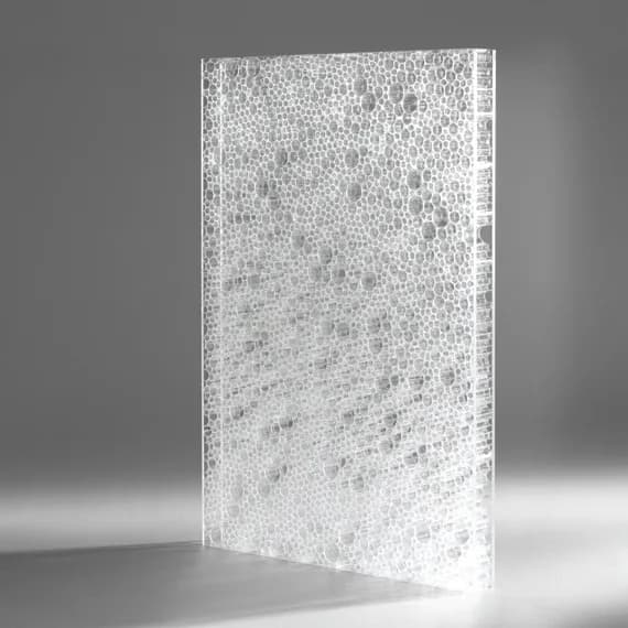 Lightben Kaos 3D panel sample with mixed 4, 7 and 12 mm cylinders