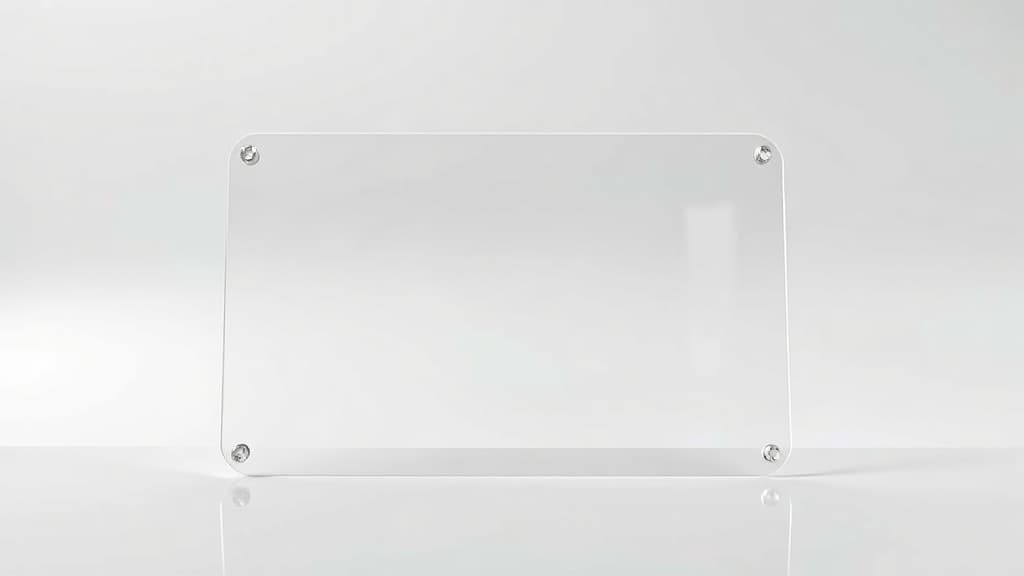 Premium PLEXIGLAS Evonik cast acrylic sheet - crystal-clear PMMA panel for signage and architectural glazing in Canada