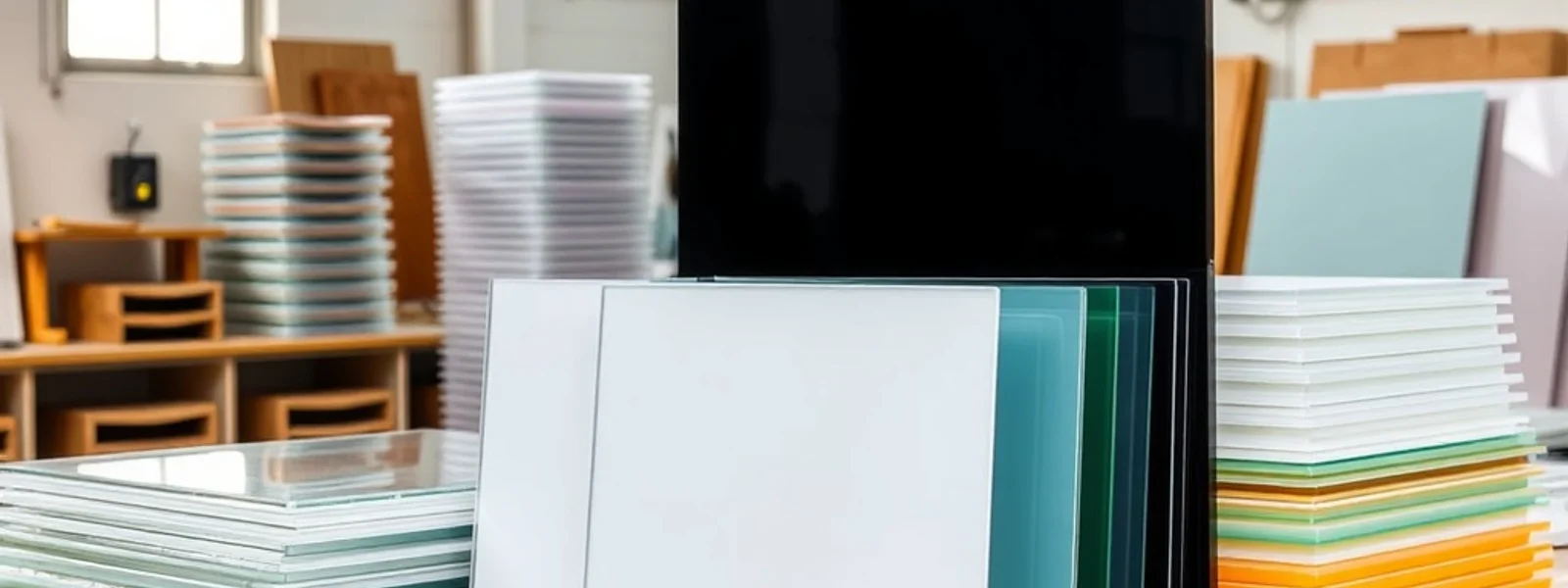 Acrylic sheet product range - cast PMMA sheets in multiple finishes