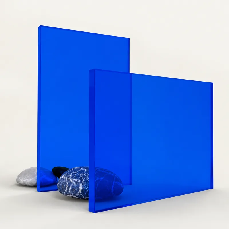 Blue 2114 cast acrylic sheet