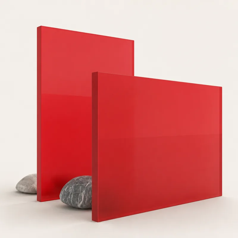 Red 2240 cast acrylic sheet