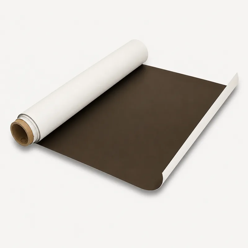 Flexible magnetic sheet roll