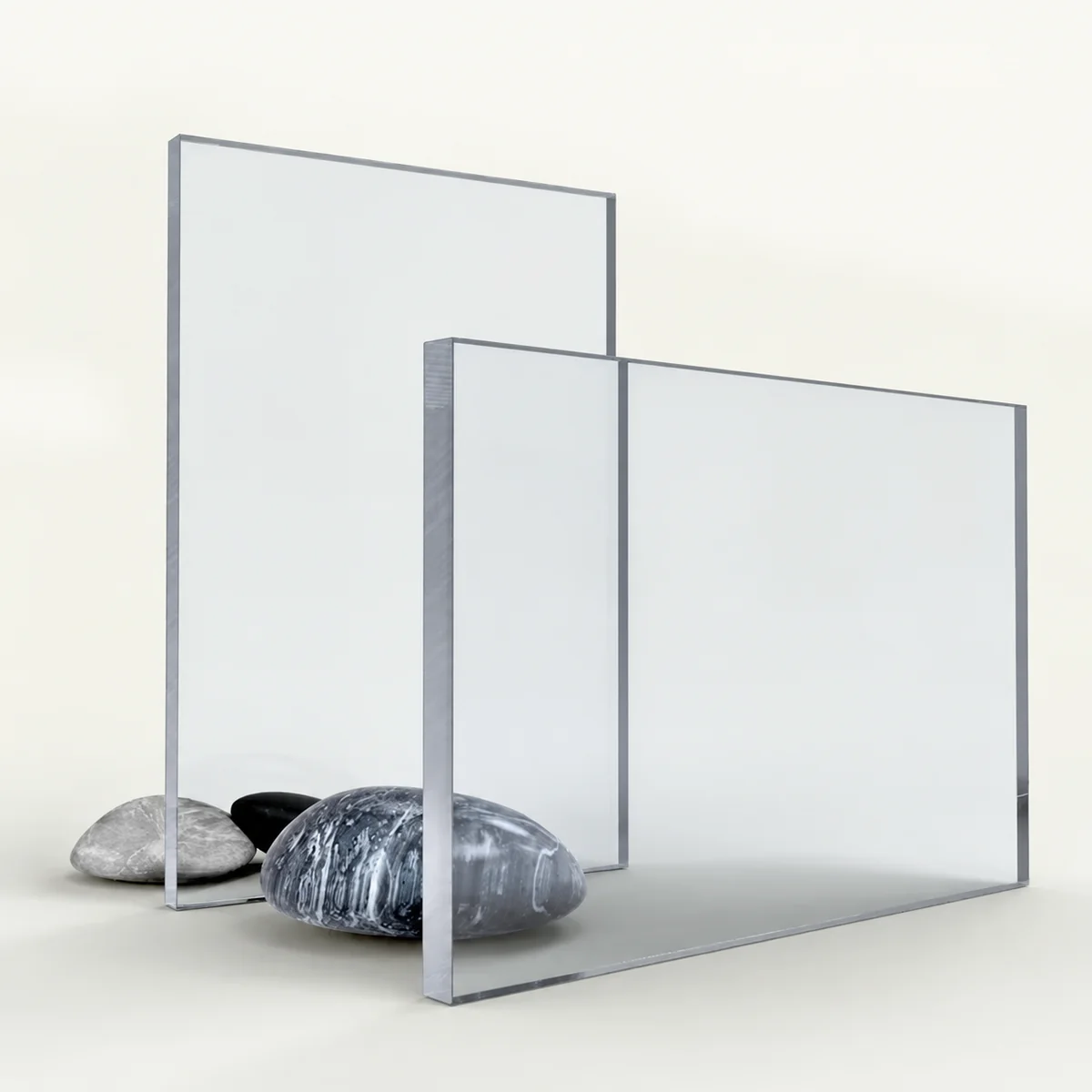 Solid clear polycarbonate sheets — 4×8 ft
