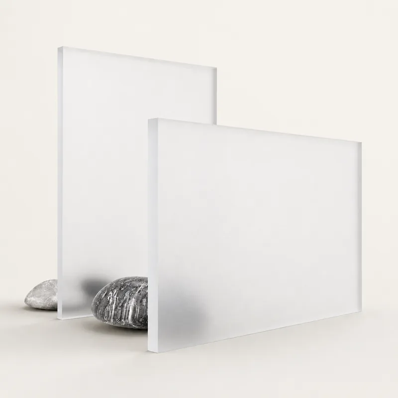 Single-sided frosted polycarbonate sheet — 4×8 ft