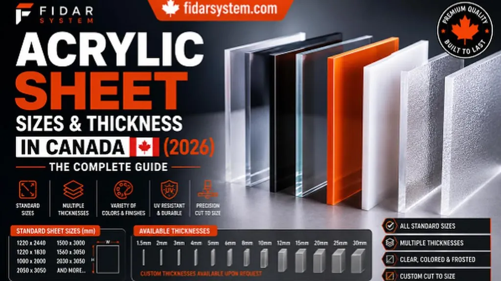 Acrylic Sheet Sizes & Thickness Explained: Why 1/4 Inch Isn't 6.35mm