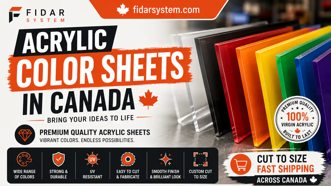 Colored Acrylic Sheets in Canada: 40+ Colours, Prices & How to Choose